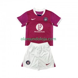 Camisola Toulouse Criança Equipamento Segundo 2025-2026 Manga Curta